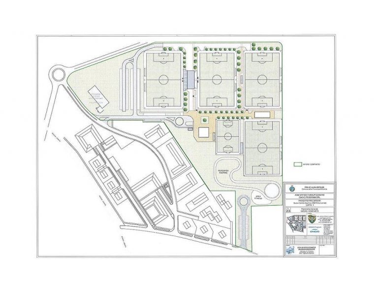 Il progetto del nuovo centro sportivo di Lonato del Garda